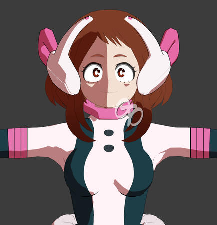Ochaco Anime Edit Helmet